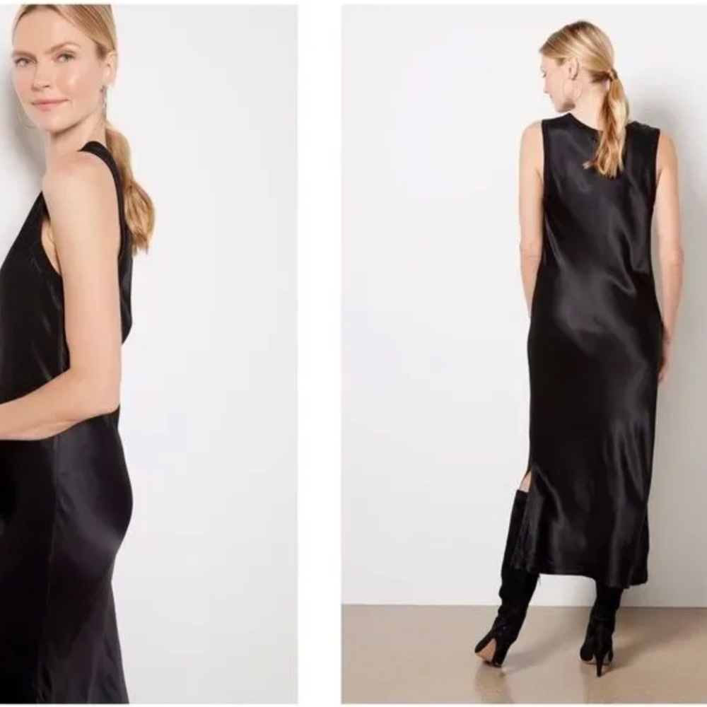 Michael  Stars Randi slip midi dress, XS, GD1066 - Picture 2 of 8